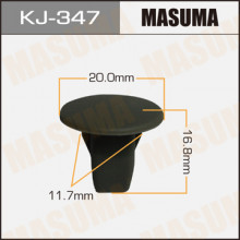 Клипса пластиковая MASUMA (TOYOTA 9046712068B0)  / KJ347