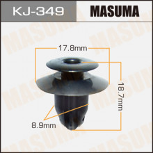 Клипса пластиковая MASUMA (TOYOTA 6777116170)  / KJ349