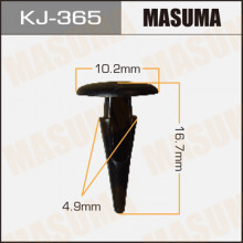 Клипса пластиковая MASUMA (TOYOTA 9046705116)  / KJ365