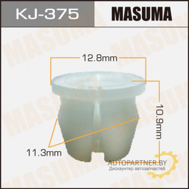 Клипса пластиковая MASUMA (TOYOTA 9018906111)  / KJ375