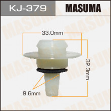Клипса пластиковая MASUMA (TOYOTA 9018905073)  / KJ379