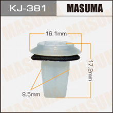 Клипса пластиковая MASUMA (TOYOTA 9018905055)  / KJ381