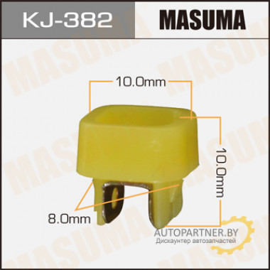Клипса пластиковая MASUMA (TOYOTA 6777116080)  / KJ382