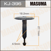 Клипса пластиковая MASUMA (TOYOTA 677718910502)  / KJ396