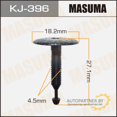 Клипса пластиковая MASUMA (TOYOTA 677718910502)  / KJ396