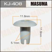 Клипса пластиковая MASUMA (TOYOTA 9095001148)  / KJ408