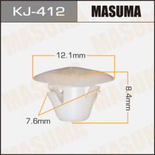 Клипса пластиковая MASUMA (TOYOTA 9018904087)  / KJ412