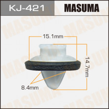Клипса пластиковая MASUMA (TOYOTA 9046708080)  / KJ421