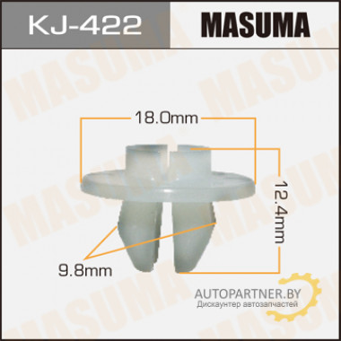 Клипса пластиковая MASUMA (TOYOTA 9018909002)  / KJ422
