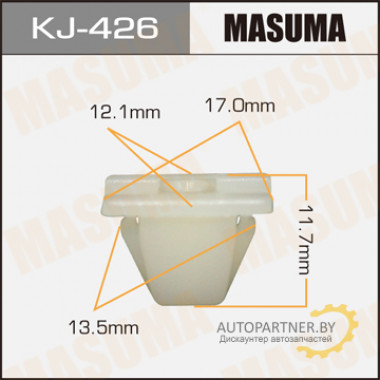 Клипса пластиковая MASUMA (TOYOTA 9018904031)  / KJ426