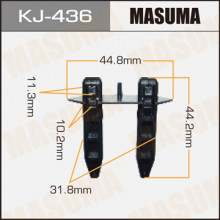 Клипса пластиковая MASUMA (TOYOTA 5314542010)  / KJ436