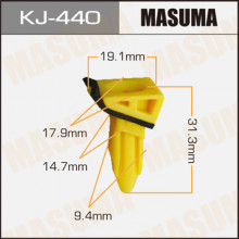 Клипса пластиковая MASUMA (TOYOTA 9090189026)  / KJ440