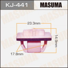 Клипса пластиковая MASUMA (TOYOTA 9018904119)  / KJ441