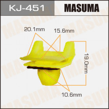 Клипса пластиковая MASUMA (TOYOTA 7539748020)  / KJ451