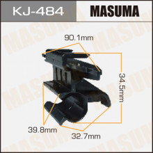 Клипса пластиковая MASUMA (TOYOTA 5214312300)  / KJ484