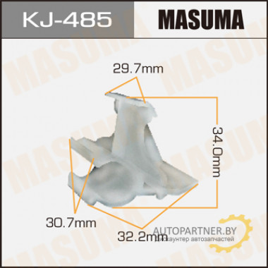 Клипса пластиковая MASUMA (TOYOTA 5218520140)  / KJ485