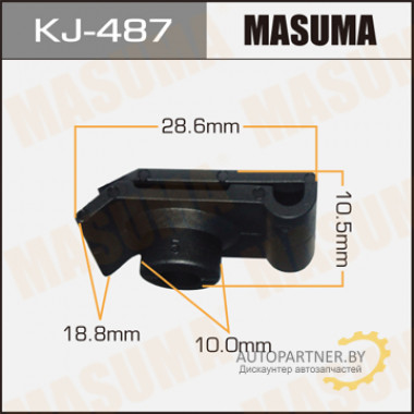 Клипса пластиковая MASUMA (TOYOTA 5387922010)  / KJ487