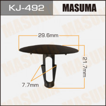 Клипса пластиковая MASUMA (TOYOTA 9046709008)  / KJ492