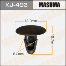 Клипса пластиковая MASUMA (TOYOTA 904670616101)  / KJ493