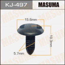 Клипса пластиковая MASUMA (TOYOTA 9046706175)  / KJ497