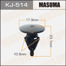 Клипса пластиковая MASUMA (TOYOTA 7586730110)  / KJ514