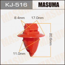 Клипса пластиковая MASUMA (TOYOTA 9090467037)  / KJ516