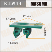Клипса пластиковая MASUMA (NISSAN 263993J110)  / KJ611