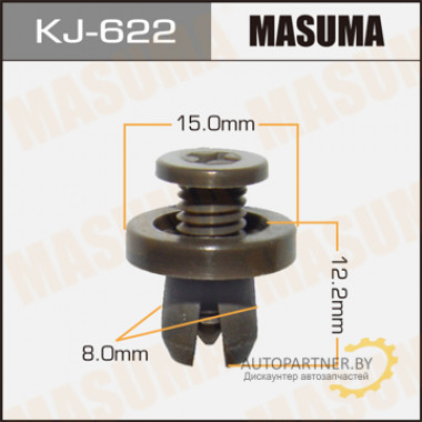 Клипса пластиковая MASUMA (NISSAN 155301405)  / KJ622