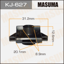 Клипса пластиковая MASUMA (NISSAN 6384835F00)  / KJ627