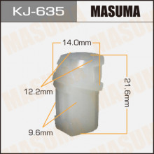 Клипса пластиковая MASUMA (NISSAN 128101321)  / KJ635