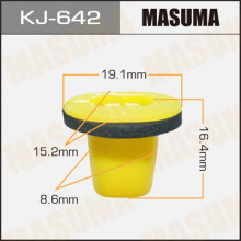 Клипса пластиковая MASUMA (NISSAN 7684871S00)  / KJ642
