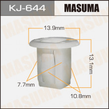 Клипса пластиковая MASUMA (NISSAN 128100271)  / KJ644