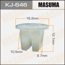 Клипса пластиковая MASUMA (NISSAN 623190W000)  / KJ646