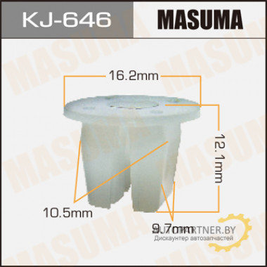 Клипса пластиковая MASUMA (NISSAN 623190W000)  / KJ646
