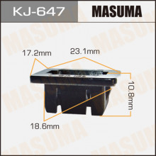 Клипса пластиковая MASUMA (NISSAN 623180T001)  / KJ647