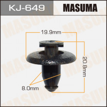 Клипса пластиковая MASUMA (NISSAN 155308131)  / KJ649