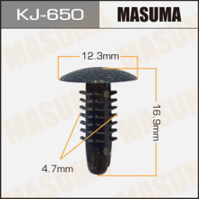 Клипса пластиковая MASUMA (TOYOTA 9046706073)  / KJ650