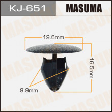Клипса пластиковая MASUMA (NISSAN 155304691)  / KJ651