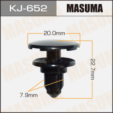 Клипса пластиковая MASUMA (NISSAN 155307901)  / KJ652