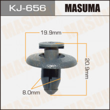 Клипса пластиковая MASUMA (NISSAN 155308061)  / KJ656