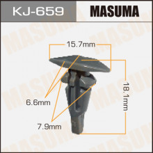 Клипса пластиковая MASUMA (NISSAN 6719851)  / KJ659
