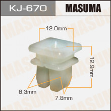 Клипса пластиковая MASUMA (NISSAN 8087470T00)  / KJ670