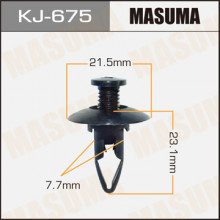 Клипса пластиковая MASUMA (NISSAN 155303201)  / KJ675