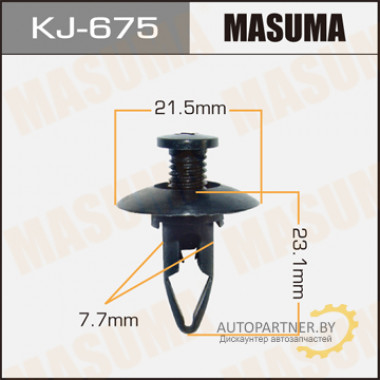 Клипса пластиковая MASUMA (NISSAN 155303201)  / KJ675