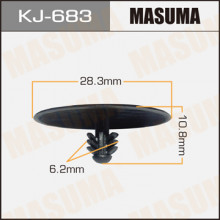 Клипса пластиковая MASUMA (NISSAN 6584640F00)  / KJ683