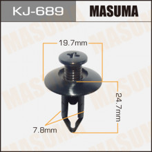 Клипса пластиковая MASUMA (NISSAN 63878010000000000)  / KJ689
