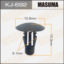 Клипса пластиковая MASUMA (NISSAN 76876W5000)  / KJ692