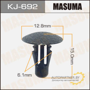 Клипса пластиковая MASUMA (NISSAN 76876W5000)  / KJ692