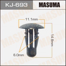 Клипса пластиковая MASUMA (NISSAN 155300401)  / KJ693
