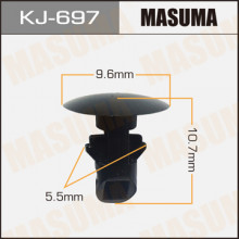 Клипса пластиковая MASUMA (NISSAN 8087585)  / KJ697